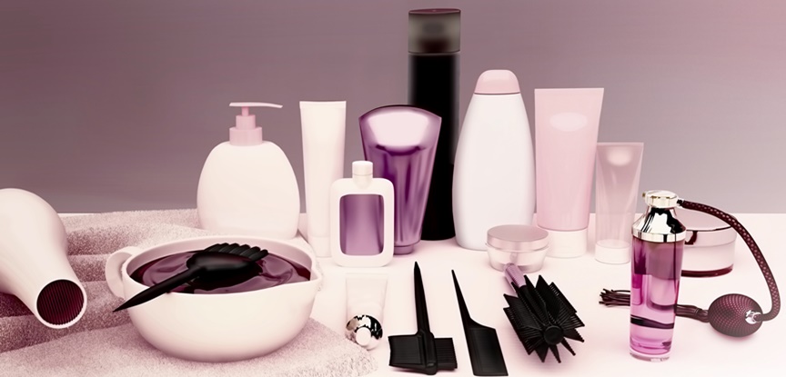 foto de produtos de salão de beleza